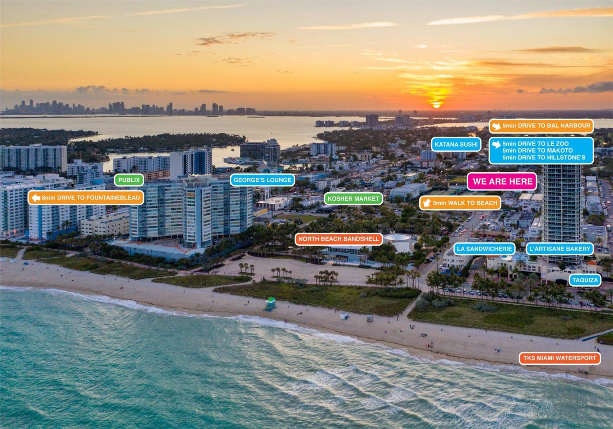 Apartamento 3 Minute Walk To Family Friendly Free Parking Miami Beach